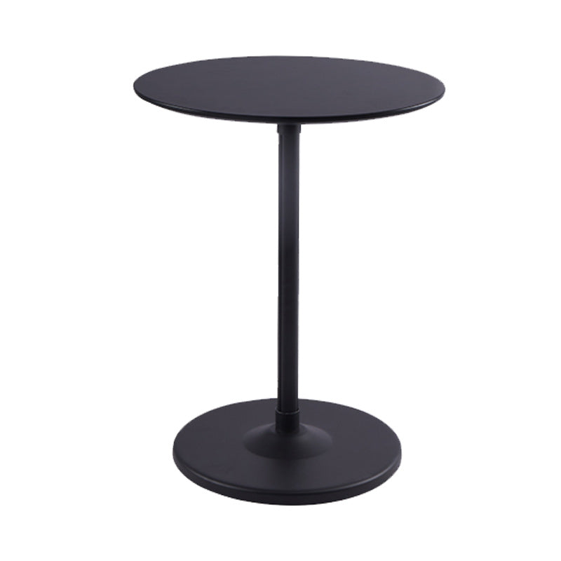 Tavolo da goccia di piedistallo contemporaneo tavolo laterale rotondo per soggiorno