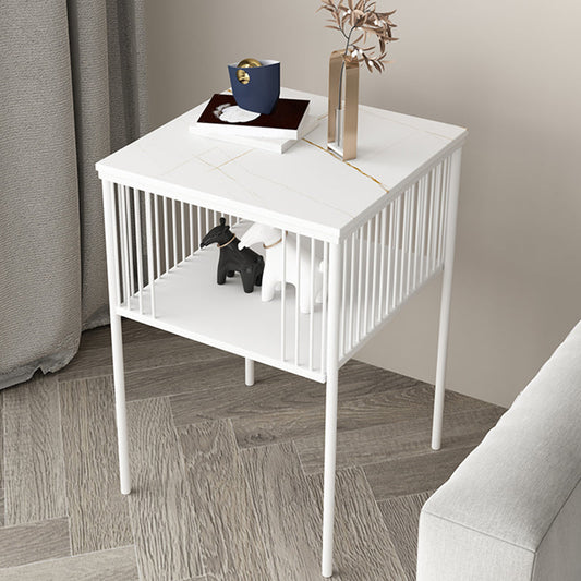 Tavolo da tavolo da tavolo quadrati di gambe in metallo modernistico 4 gambe