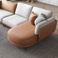 Nordic Faux Leather Living Room Stationary Pillow Top Arm Sofa Chaise Clearhalo 'furn' 'furn_sectionals' 'Furniture' 'Living Room Furniture' 'Sectionals' 6026439