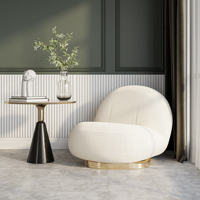 25.19 "Brede armloze stoel Swivel stoel met strakke rug voor woonkamer