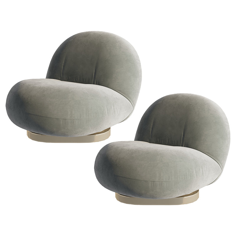 25.19 "Brede armloze stoel Swivel stoel met strakke rug voor woonkamer