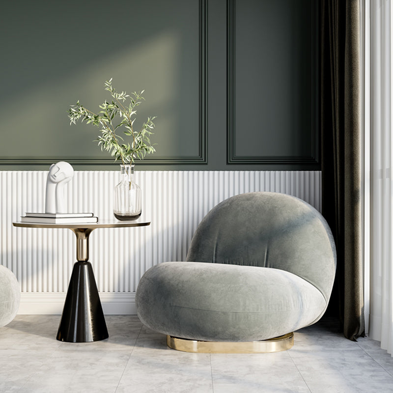 25.19 "Brede armloze stoel Swivel stoel met strakke rug voor woonkamer