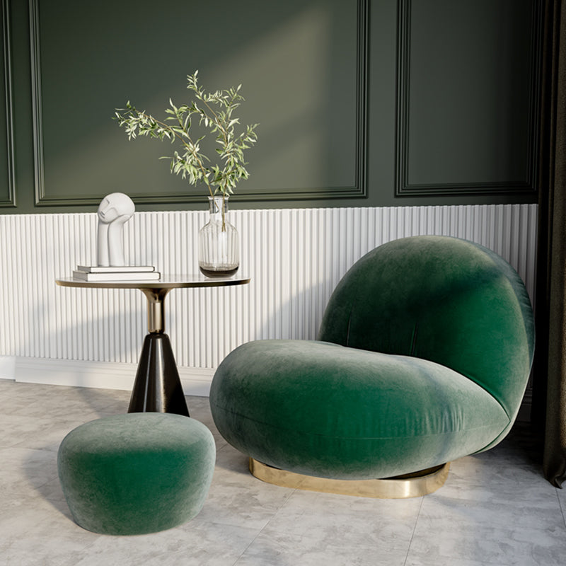 25.19 "Brede armloze stoel Swivel stoel met strakke rug voor woonkamer