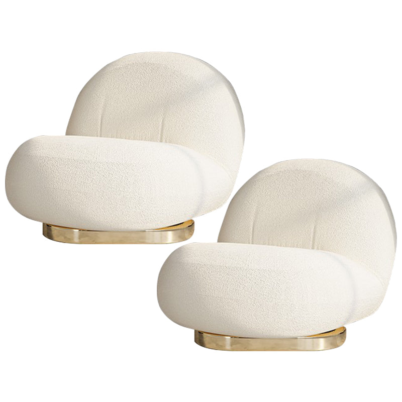 25.19 "Brede armloze stoel Swivel stoel met strakke rug voor woonkamer