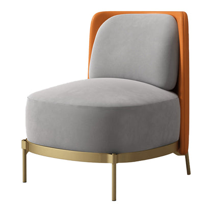 27,55 "brede armloze stoel stoel stoel met een vaste houten frame met basis vier poot