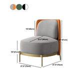 27,55 "brede armloze stoel stoel stoel met een vaste houten frame met basis vier poot