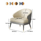 23.62" Wide Arm Chair Faux Leather Recessed Arms Accent Chair Clearhalo 'Accent Chairs' 'accent_chairs' 'Chairs & Seating' 'furn' 'furn_accent_chairs' 'Furniture' 'Living Room Furniture' 6026517