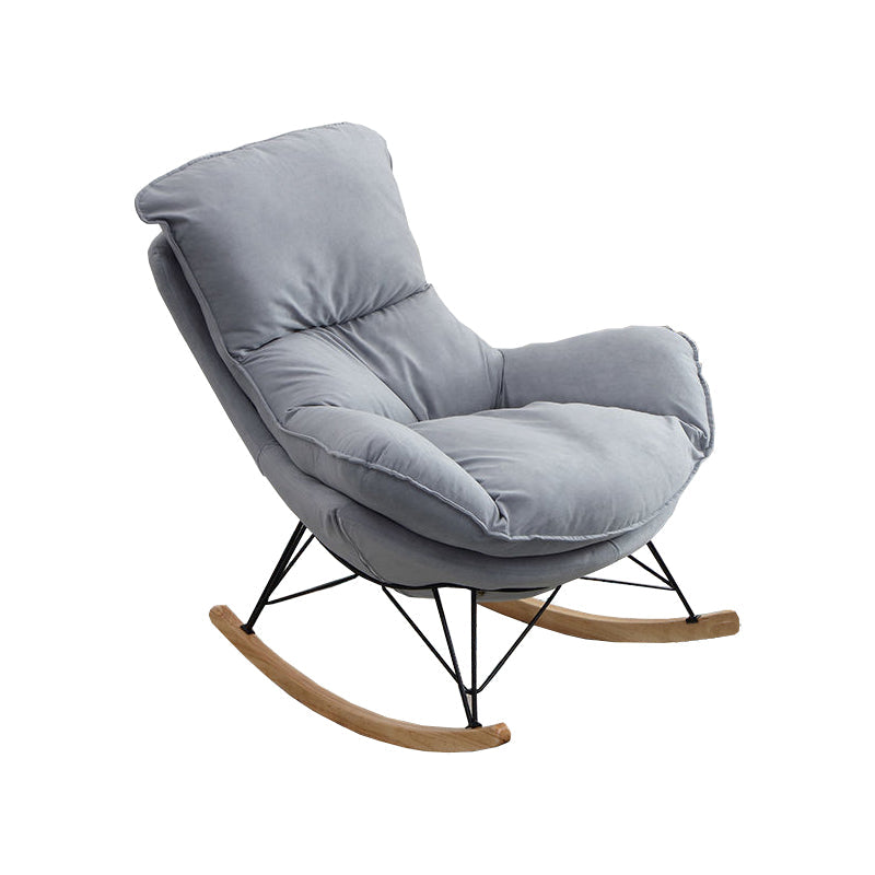 Polsterer Rockerstuhl Wohnzimmer Schaukelstuhl mit gepolstertem Sitz
