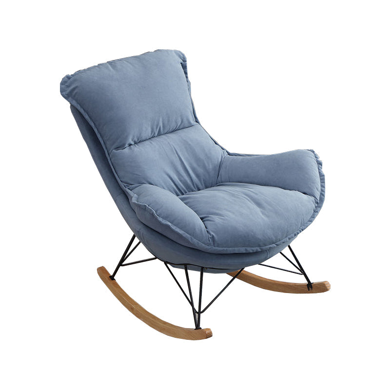 Polsterer Rockerstuhl Wohnzimmer Schaukelstuhl mit gepolstertem Sitz