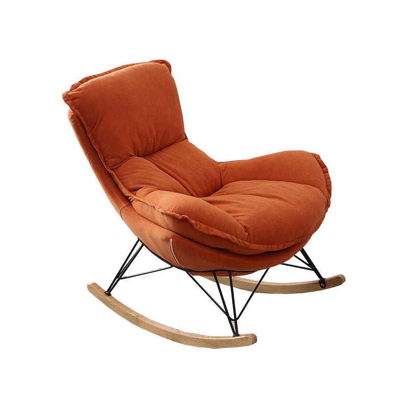 Polsterer Rockerstuhl Wohnzimmer Schaukelstuhl mit gepolstertem Sitz
