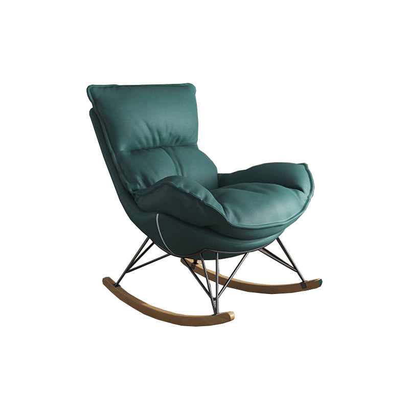 Polsterer Rockerstuhl Wohnzimmer Schaukelstuhl mit gepolstertem Sitz
