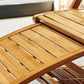 Chaise à bascule moderne Bamboo Rocker avec coussins amovibles