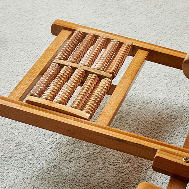 Chaise à bascule moderne Bamboo Rocker avec coussins amovibles