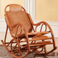 Spindle Antique Rocking Chair Wicker Rocker Chair 24" x 44.5" x 37.8" for Living Room Clearhalo 'Chairs & Seating' 'furn' 'furn_rocking_chairs' 'Furniture' 'Living Room Furniture' 'Rocking Chairs' 'rocking_chairs' 6026872