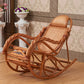 Spindle Antique Rocking Chair Wicker Rocker Chair 24" x 44.5" x 37.8" for Living Room Caramel Non-Upholstered Clearhalo 'Chairs & Seating' 'furn' 'furn_rocking_chairs' 'Furniture' 'Living Room Furniture' 'Rocking Chairs' 'rocking_chairs' 6026877