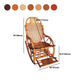 Spindle Antique Rocking Chair Wicker Rocker Chair 24" x 44.5" x 37.8" for Living Room Clearhalo 'Chairs & Seating' 'furn' 'furn_rocking_chairs' 'Furniture' 'Living Room Furniture' 'Rocking Chairs' 'rocking_chairs' 6026890