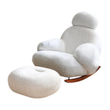 Chaise à bascule en velours chaise à bascule de style moderne de style moderne