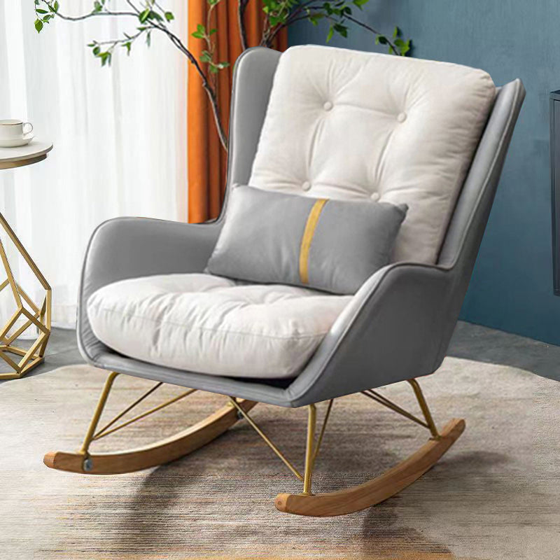 Chaise à bascule de style contemporain chaise de nursery chaise à bascule intérieure