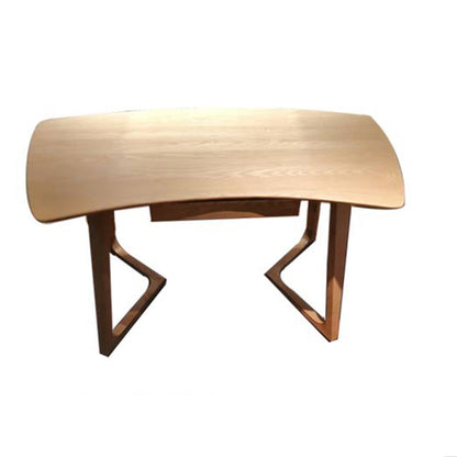 30" H Ash Office Desk Contemporary Writing Desk in Matte Finish Natural Clearhalo 'furn' 'furn_office_desk' 'Furniture' 'Office Desks' 'Office Furniture' 'office_desk' 6027663