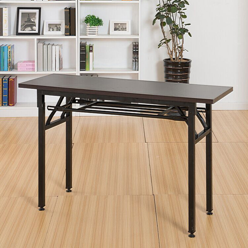 Bureau d'écriture en bois contemporain 30 "H Bureau pliant pour la maison et le bureau