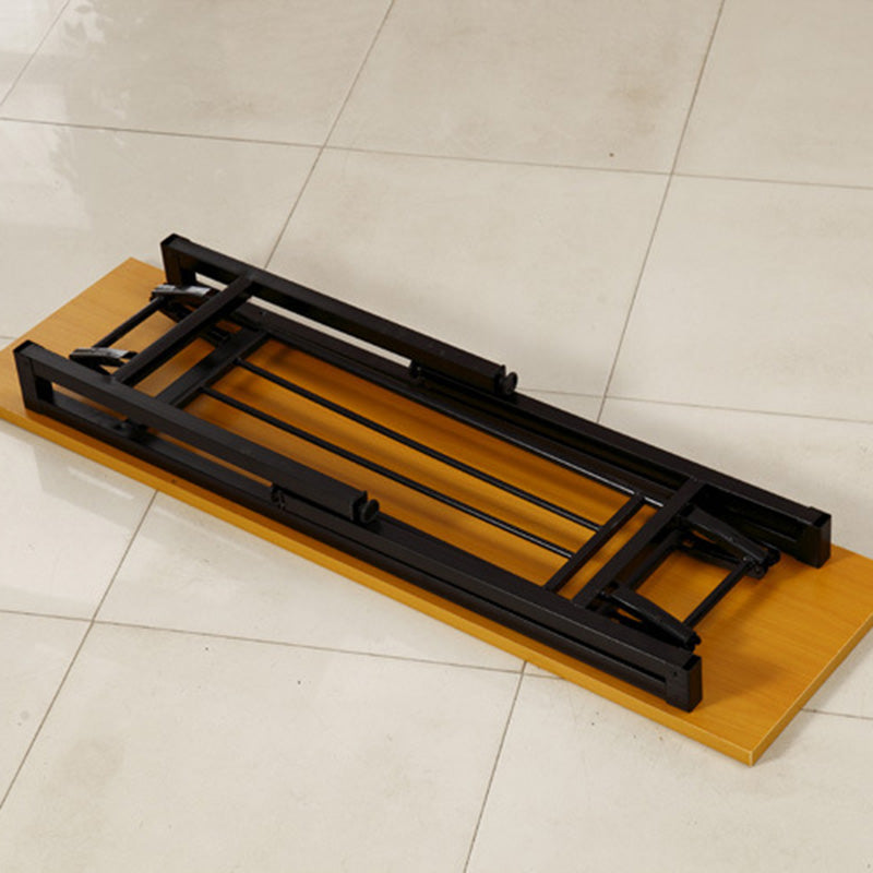 Bureau d'écriture en bois contemporain 30 "H Bureau pliant pour la maison et le bureau