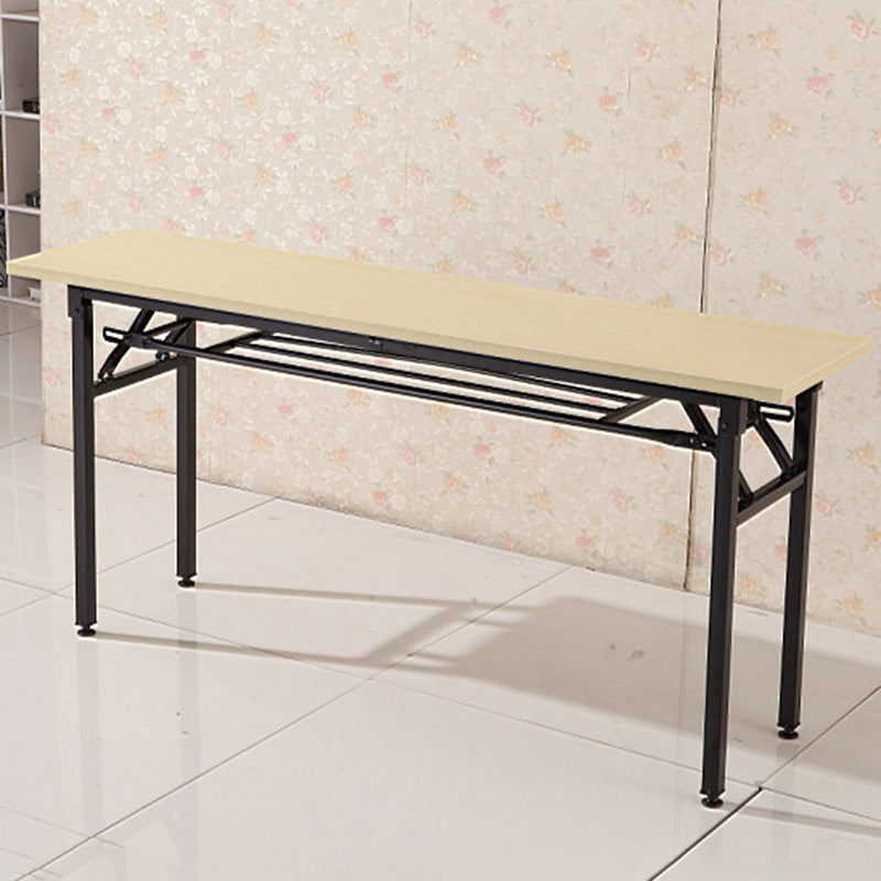 Bureau d'écriture en bois contemporain 30 "H Bureau pliant pour la maison et le bureau