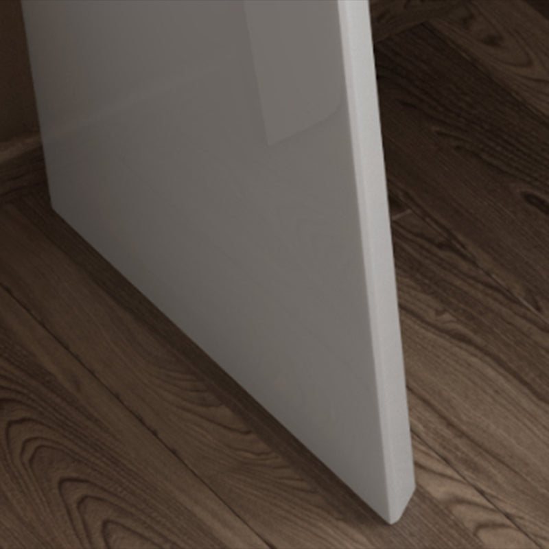 Modern Wood Computer Desk White Pedestal Writing Desk for Home Clearhalo 'furn' 'furn_office_desk' 'Furniture' 'Office Desks' 'Office Furniture' 'office_desk' 6027867
