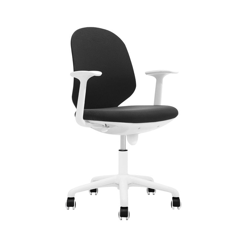 Moderne bureaustoel Mid-back stoel Mesh computerstoel met wielen