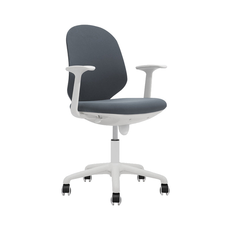 Moderne bureaustoel Mid-back stoel Mesh computerstoel met wielen