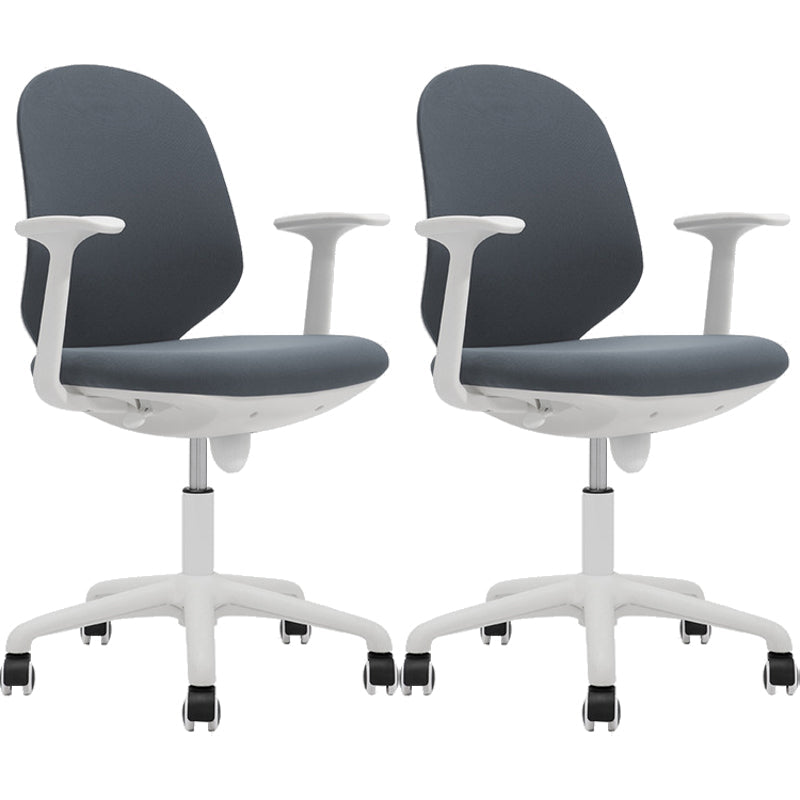 Moderne bureaustoel Mid-back stoel Mesh computerstoel met wielen