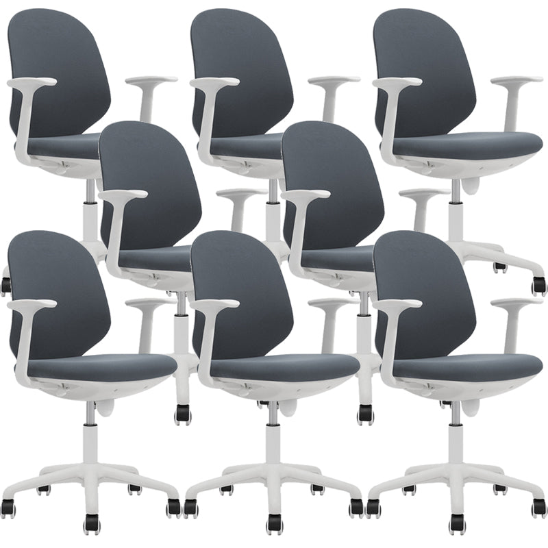 Moderne bureaustoel Mid-back stoel Mesh computerstoel met wielen
