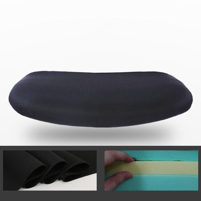 Contemporary Arm Chair Fixed Arms Mid-back Mesh Black Office Chair Clearhalo 'furn' 'furn_office_chair' 'Furniture' 'Office Chairs' 'Office Furniture' 'office_chair' 6028007