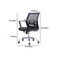 Contemporary Arm Chair Fixed Arms Mid-back Mesh Black Office Chair Clearhalo 'furn' 'furn_office_chair' 'Furniture' 'Office Chairs' 'Office Furniture' 'office_chair' 6028010