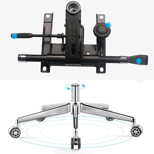 Sedia esecutiva contemporanea scivolo trapuntato black managers sedia