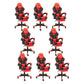Modern Desk Chair Lether Gaming Chair High-Back Chair with Wheels 8 Piece Set Clearhalo 'furn' 'furn_office_chair' 'Furniture' 'Office Chairs' 'Office Furniture' 'office_chair' 6028102