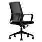 Contemporary Arm Chair Breathable AirGrid Upholstered Black Desk Chair Clearhalo 'furn' 'furn_office_chair' 'Furniture' 'Office Chairs' 'Office Furniture' 'office_chair' 6028112
