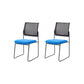 Modern & Contemporary Mid-Back Chair Conference Microfiber Chair Blue 2 Piece Set Clearhalo 'furn' 'furn_office_chair' 'Furniture' 'Office Chairs' 'Office Furniture' 'office_chair' 6028120