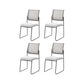 Modern & Contemporary Mid-Back Chair Conference Microfiber Chair White 4 Piece Set Clearhalo 'furn' 'furn_office_chair' 'Furniture' 'Office Chairs' 'Office Furniture' 'office_chair' 6028130