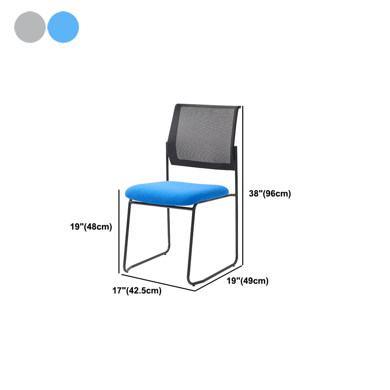 Modern & Contemporary Mid-Back Chair Conference Microfiber Chair Clearhalo 'furn' 'furn_office_chair' 'Furniture' 'Office Chairs' 'Office Furniture' 'office_chair' 6028136