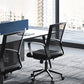 Silla de oficina ergonómica contemporánea Silla de escritorio ajustable con respaldo medio