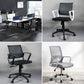 Silla de oficina ergonómica contemporánea Silla de escritorio ajustable con respaldo medio