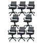 Silla de oficina ergonómica contemporánea Silla de escritorio ajustable con respaldo medio