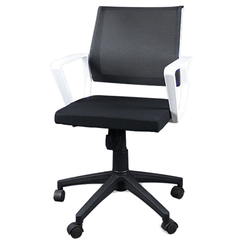 Silla de oficina ergonómica contemporánea Silla de escritorio ajustable con respaldo medio