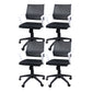 Silla de oficina ergonómica contemporánea Silla de escritorio ajustable con respaldo medio