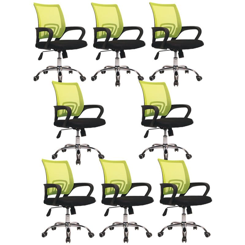 20"W Contemporary Arm Chair Breathable AirGrid Upholstered Desk Chair