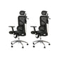 Contemporary Office Chair High-Back Adjustable Back Height Desk Chair Black 2 Piece Set Clearhalo 'furn' 'furn_office_chair' 'Furniture' 'Office Chairs' 'Office Furniture' 'office_chair' 6028341