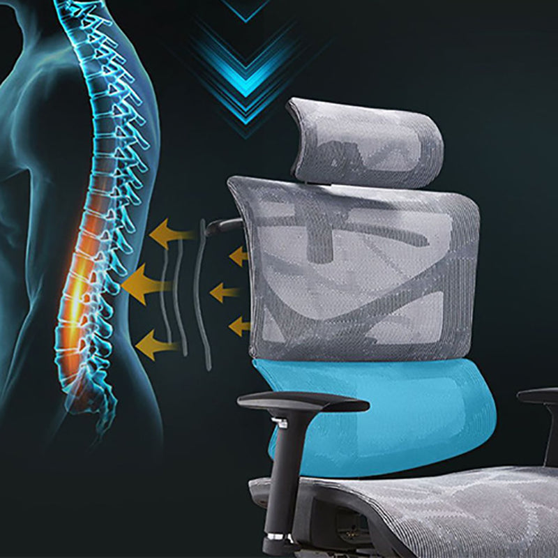Contemporary Office Chair High-Back Adjustable Back Height Desk Chair Clearhalo 'furn' 'furn_office_chair' 'Furniture' 'Office Chairs' 'Office Furniture' 'office_chair' 6028355