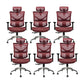 Contemporary Office Chair High-Back Adjustable Back Height Desk Chair Red 6 Piece Set Clearhalo 'furn' 'furn_office_chair' 'Furniture' 'Office Chairs' 'Office Furniture' 'office_chair' 6028363