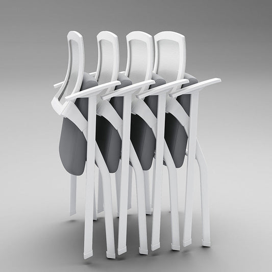 22 "sedia a braccio contemporanea moderna sedia da scrivania imbottita traspirante