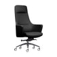Faux Leather Managers Chair Arms Included Executive Chair for Office Black 1 Piece Clearhalo 'furn' 'furn_office_chair' 'Furniture' 'Office Chairs' 'Office Furniture' 'office_chair' 6028429
